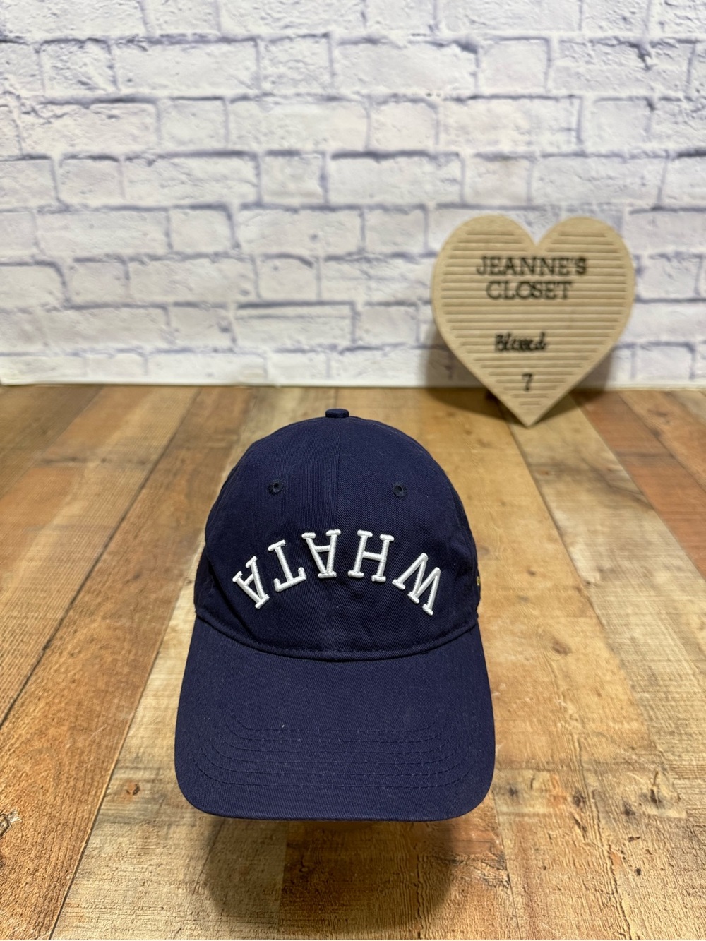 True Brvnd WHATABURGER X TRUE BRVND | NAVY DAD HAT
Pre owned great condition